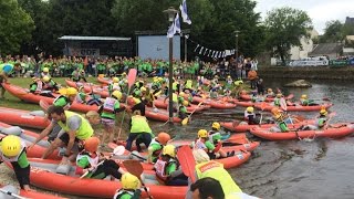 24 h kayak  les écoliers se jettent à leau [upl. by Hareema13]