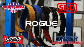 Powerlifting Belt Review  SBD Inzer Sling Shot Titan Rogue and More [upl. by Nomi121]