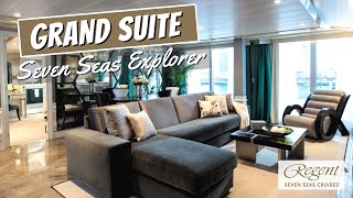 Regent Seven Seas Explorer  Grand Suite Full Walkthrough Tour amp Review  4K [upl. by Moseley934]