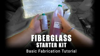 BASIC FIBERGLASS TUTORIAL  Fiberglass Starter Kit  quotPATURO PAPSquot Series  MOTOFIED CUSTOMWORKS [upl. by Notsud]