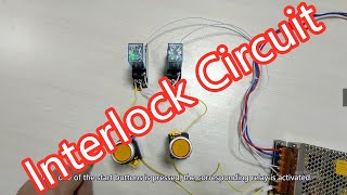 RelayContactor interlock circuit wiring [upl. by Yrennalf342]