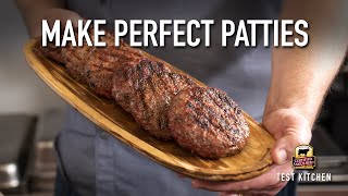 How to Make the Perfect Hamburger Patty [upl. by Bierman]