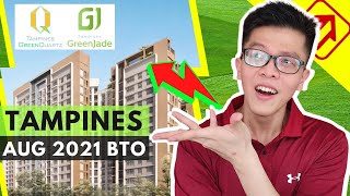 Tampines BTO Aug 2021 Review  Tampines GreenJade amp GreenQuartz Official Analysis [upl. by Carisa]