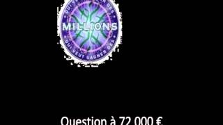 Question à 72 000 € Qui veut gagner des millions [upl. by Myrwyn]