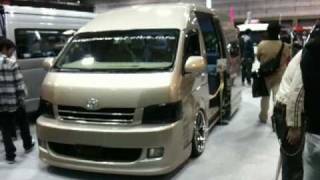 名古屋オートトレンド2010 ハイエース NAGOYA AUTOTREND2010 hiace legance [upl. by Neeleuqcaj]