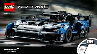 LEGO instructions  Technic  42123  McLaren Senna GTR [upl. by Abell]