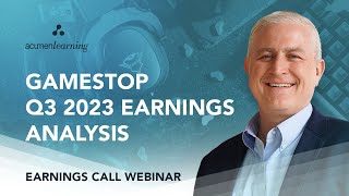 GameStops Business Strategy  Earnings Call Webinar [upl. by Ashling]