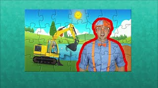 Blippi La Excavadora Blippi español Puzzle [upl. by Aiket463]