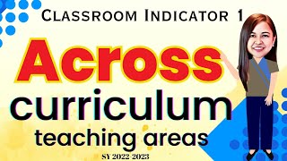 COT 1 APPLIED KNOWLEDGE OF CONTENT ACROSS CURRICULUM TEACHING AREAS cot1 acrosscurriculum [upl. by Ranit]