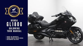 2023 HONDA GL1800 GOLDWING TOUR MANUAL [upl. by Enyleuqcaj]