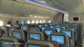 Qatar Airways Boeing 7878 Dreamliner Tour of Economy and Business Class  HD [upl. by Edris935]