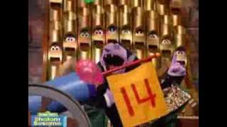 Shalom Sesame The Counts Number of the Day Arbah Esre [upl. by Corell]