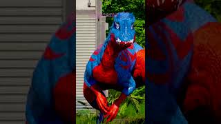 Jurassic World Evolution Epic Spiderman Dinosaur Battle  Giganotosaurus vs Indominus rex dinosaur [upl. by Shauna]