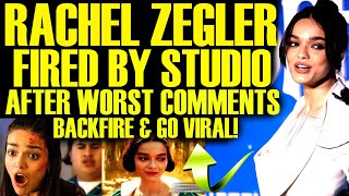 ITS OFFICIAL RACHEL ZEGLER FIRED BY STUDIO AFTER TERRIBLE COMMENTS GO VIRAL A TOTAL FAILURE [upl. by Nyladnewg]