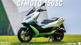 2025 CFMoto 150SC The New Big Scooter with Big Ambitions to Challenge NMax Turbo amp PCX 160 [upl. by Eboh622]