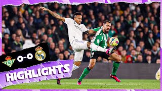 Real Betis 00 Real Madrid  HIGHLIGHTS  LaLiga 202223 [upl. by Nnaeitak]