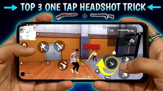 Fastest One Tap Headshot Trick Handcam  Secret  New Headshot Trick Free Fire quot [upl. by Malia]