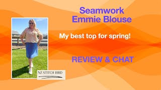 Mustsee Review Of The Gorgeous Emmie Seamwork Blouse [upl. by Ellehsem]