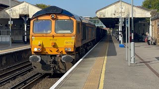 Freight Trains  Winchester amp Eastleigh  3082024 [upl. by Freeborn254]