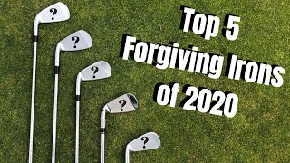 TOP 5 FORGIVING IRONS OF 2020 FOR MID TO HIGH HANDICAP GOLFERS [upl. by Ailegnave599]