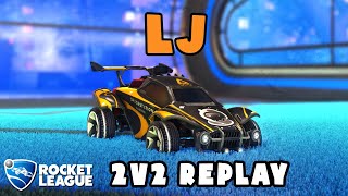 Lj Ranked 2v2 POV 439  Lj amp Flitz VS Coconut amp syliss  Rocket League Replays [upl. by Asilanna]