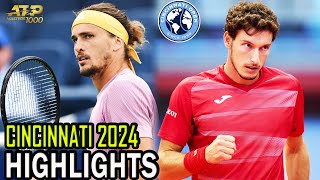 Alexander Zverev vs Pablo Carreno Busta Round 3  Cincinnati 2024 [upl. by Hakan697]