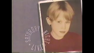 Macaulay Culkins SNL in 60 Seconds 1991 [upl. by Atinuaj355]