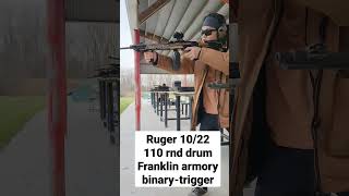 110 rounds in 8 seconds ruger 1022 [upl. by Ynnelg289]