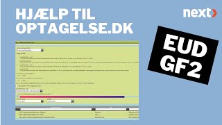 Guide Ansøgning til GF2 på optagelsedk [upl. by Powel]