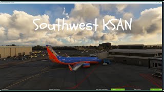 KSAN Landing [upl. by Neirual]