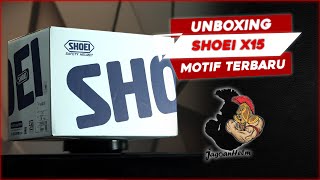 UNBOXING  SHOEI X15  NEW MOTIF MARQUEZ THAILAND [upl. by Atenaz462]