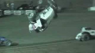 SST Series Waco Sprint Car Flip [upl. by Galatia]