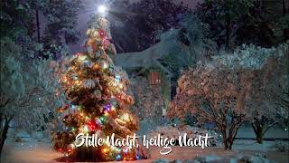 Stille Nacht heilige Nacht  Weihnachtslied mit Text zum Mitsingen [upl. by Maxia]