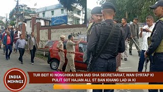 Tur beit ki nonghikai SSA ban iaid sha secretariat wan syrtap ki pulit SOT ban khanglad ha All ST [upl. by Arayt]