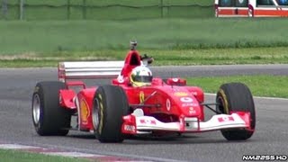 Ferrari F2002 F1 V10 PURE Sound at Imola Circuit [upl. by Nohj]