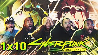 DAVID VS ADAM SMASHER Cyberpunk Edgerunners Ep 10 REACTION [upl. by Yrroc]