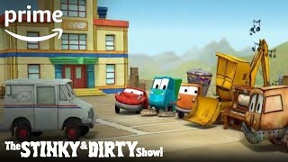 The Stinky amp Dirty Show  Clip Senders Valentines Gift  Prime Video Kids [upl. by Nonarb]