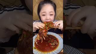 🔥🥓 ASMR MUKBANG Spicy Pork Belly amp Crunchy Bites 매운 삼겹살과 바삭한 소리의 완벽한 조화 🎧😋 ASMR mukbang short [upl. by Etak]