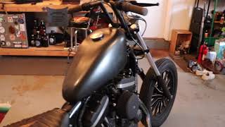 2014 Harley Davidson Iron 883 Mods Walk Through [upl. by Idnim844]