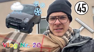 Im Schneesturm mit Mopedauto nach Hause Microcar Highland X Vlog Nr 20 [upl. by Amble]