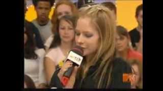 Avril Lavigne  Interview TRL 2004 [upl. by Naujal152]