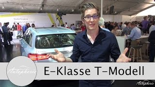 Weltpremiere MercedesBenz EKlasse TModell BR 213 Vorstellung  Autophorie [upl. by Haissi]