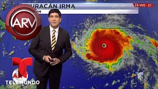 Irma se convirtió en un monstruoso huracán  Al Rojo Vivo  Telemundo [upl. by Eniortna]