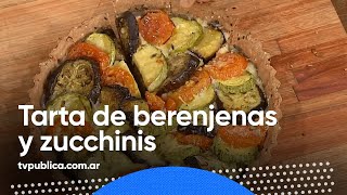 Tarta de berenjenas y zucchinis  Cocineras y Cocineros Argentinos [upl. by Ynnor641]