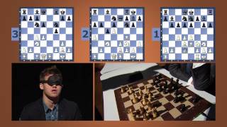 FULL VERSION Magnus Carlsen Blind amp Timed Chess Simul at the Sohn Conference in NYC [upl. by Shieh]