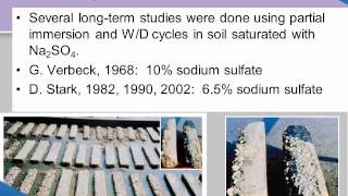 Physical Salt Attack from Sodium Sulfate [upl. by Yemac994]