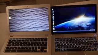 Toshiba Chromebook CB30 im Hands On Deutsch [upl. by Natsyrt106]