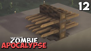 Ini adalah KUNCI dari Keamanan Base  Minecraft Zombie Apocalypse Episode 12 [upl. by Richelle]