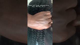 Cornrows for beginners shorts [upl. by Nala]