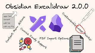 ExcalidrawObsidian 200 Feature Walkthrough [upl. by Younglove]